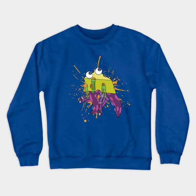 Stinky Cheese Crewneck Sweatshirt by Reasons to be random